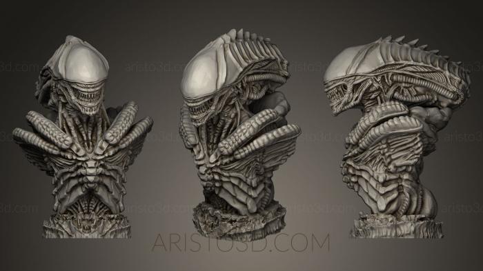 Busts of heroes and monsters (BUSTH_0009) 3D model for CNC machine